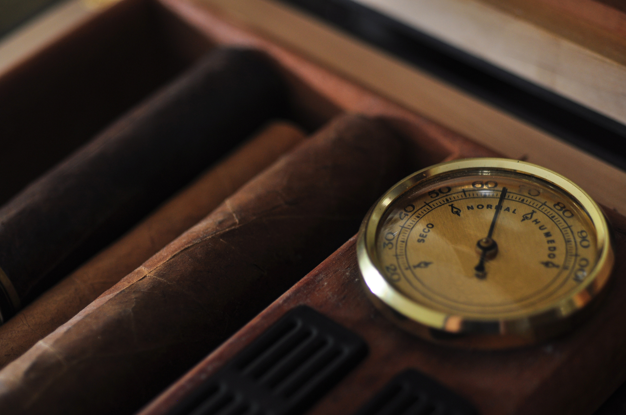 Cigar hygrometer